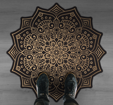 Mat de aur mandala - TenStickers