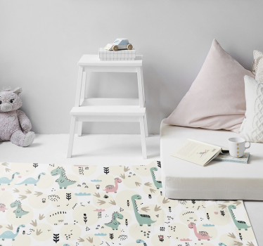 Model dinozaur imprime animale covor imprimat - TenStickers