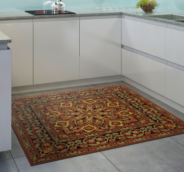 Parchet bucatarie efect mandala persian bucatarie - TenStickers