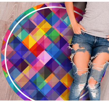 Pardoseală de bucătărie din mozaic colorat - TenStickers