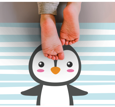 Pinguin fericit animal mat - TenStickers