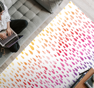Podele din vinil mozaic picături colorate - TenStickers