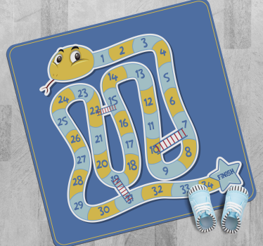 șarpe joc de societate covor de vinil - TenStickers