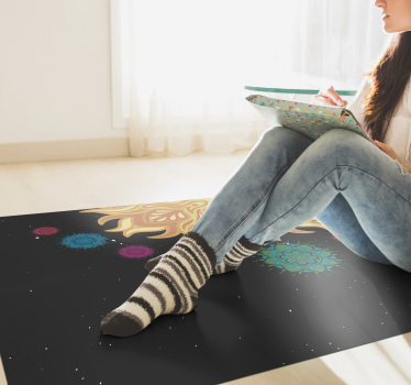 Sisteme solare mandale covoare pentru adolescente pentru dormitoa - TenStickers