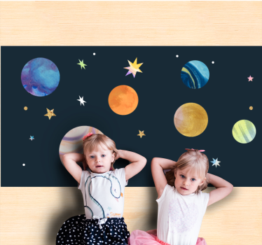 Univers și stele covor de stele - TenStickers