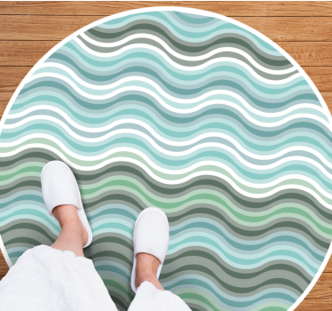 Valuri scandinave covoare stil nordic - TenStickers