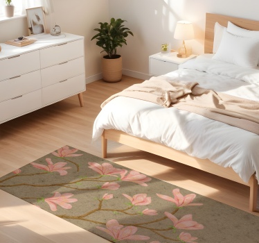 Covor vinil flori și plante expoziție de flori florale - TenStickers