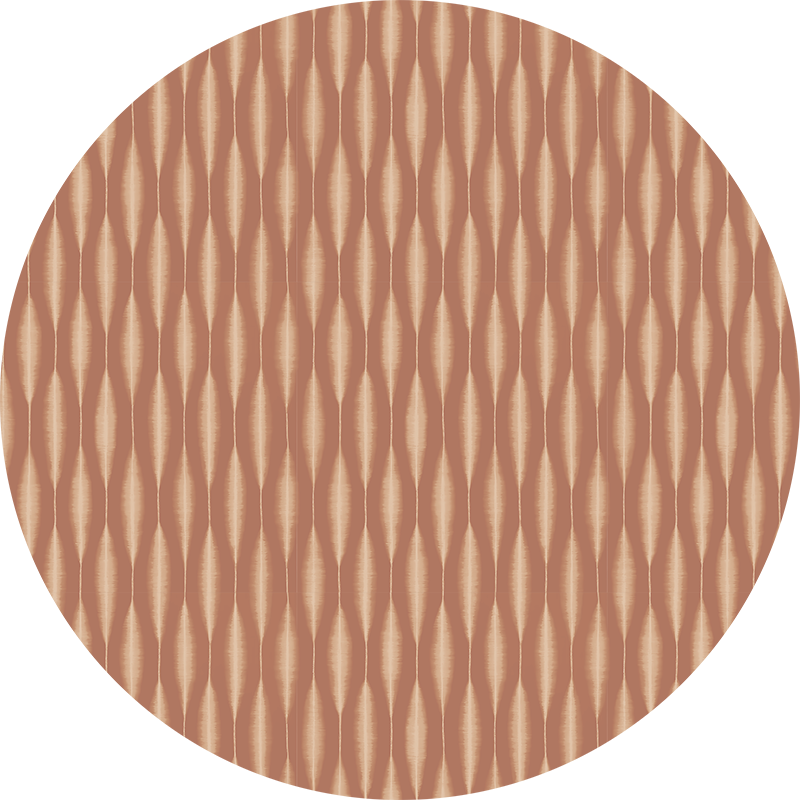 Covor vinil modern ikat kasuri mocha mousse - TenStickers