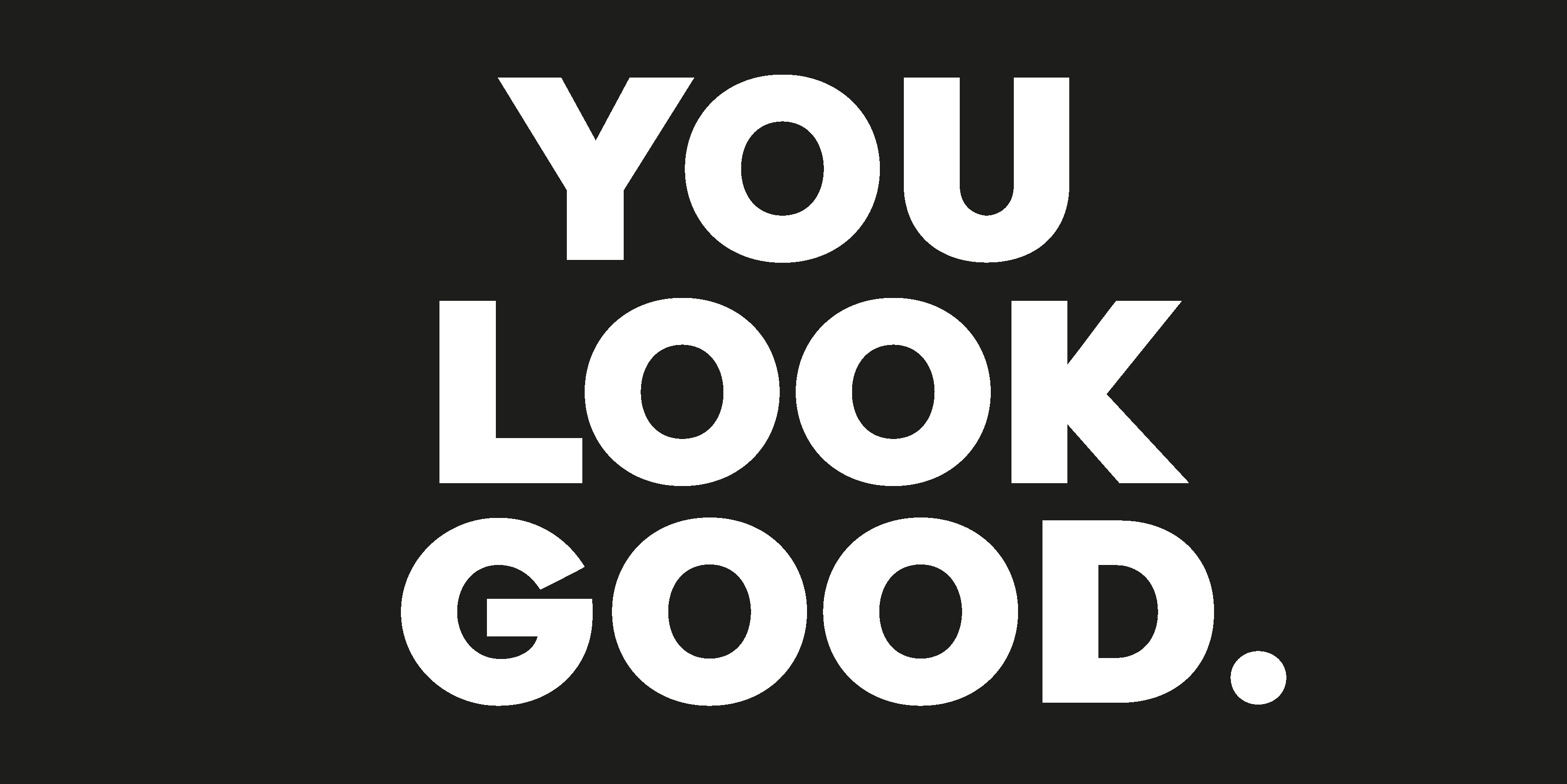 Covor de vinil pentru baie you look good text - TenStickers