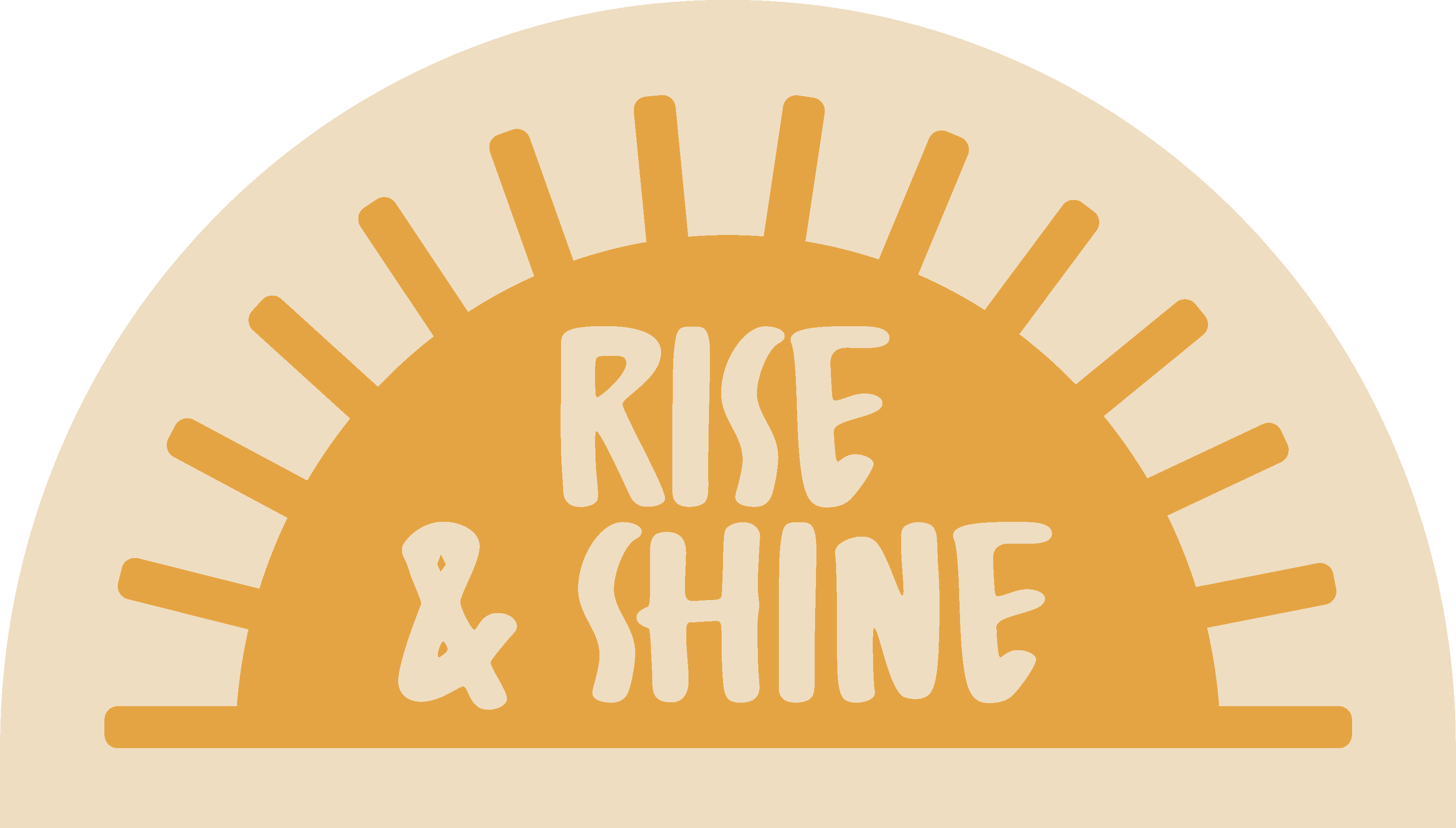 Covor de vinil pentru baie textul rise and shine ” - TenStickers