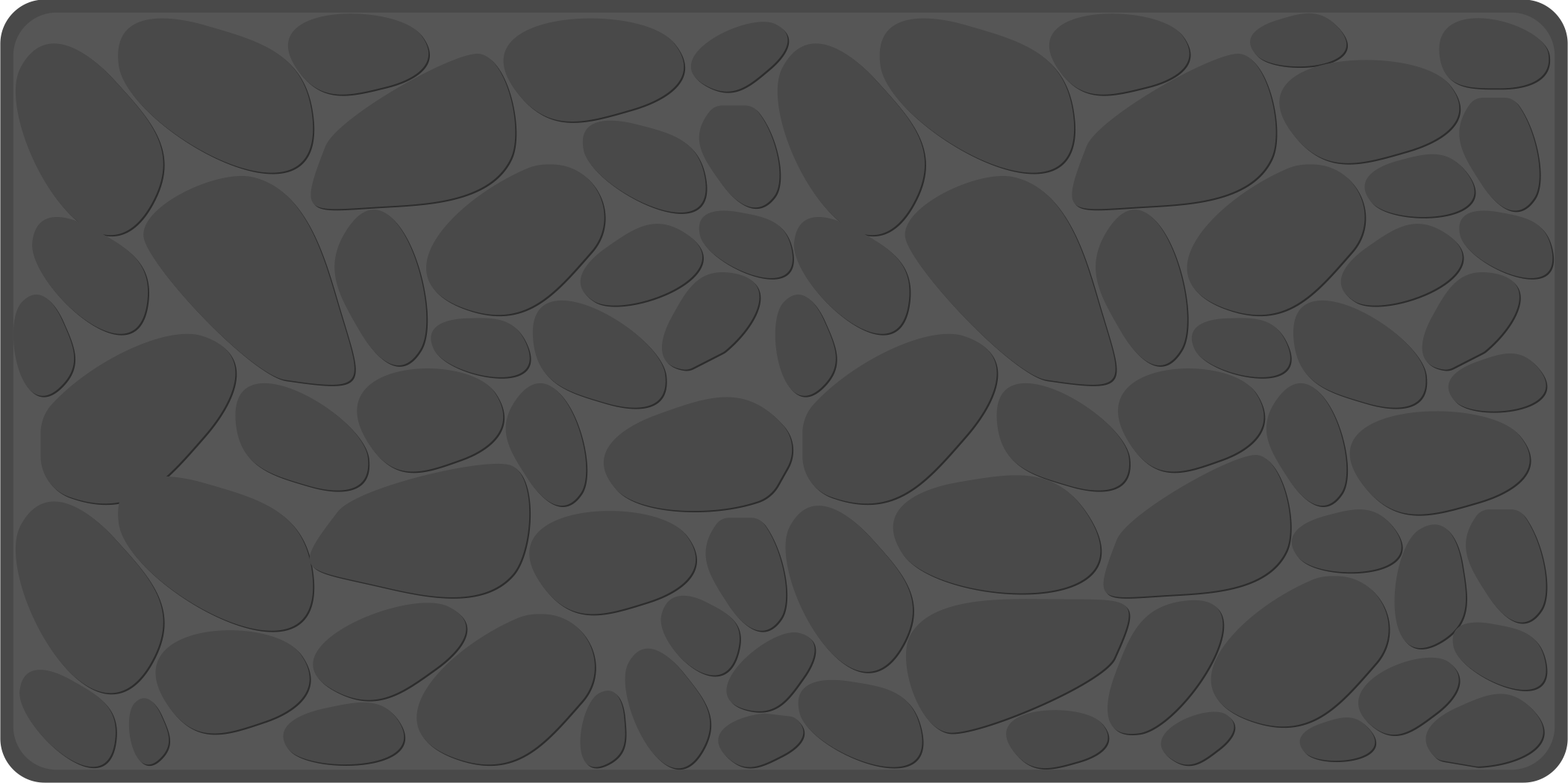 Covor de vinil pentru baie efect de rocă gri - TenStickers