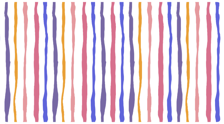 Covor de vinil pentru baie dungi late colorate - TenStickers