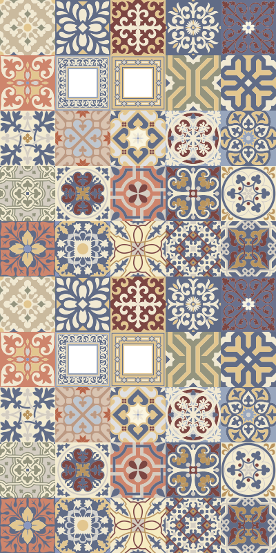 Covor de vinil pentru bucătărie hidraulic multicolor - TenStickers