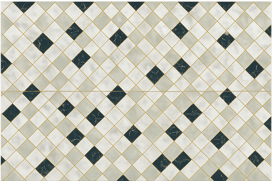 Covor de vinil hol plăci de ciment în tonuri de gri - TenStickers