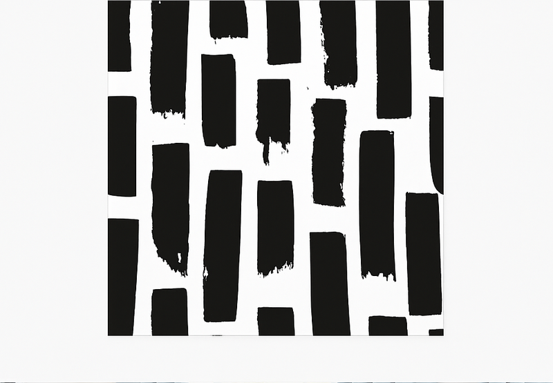 Covor de vinil pătrat tușe de vopsea moderne - TenStickers