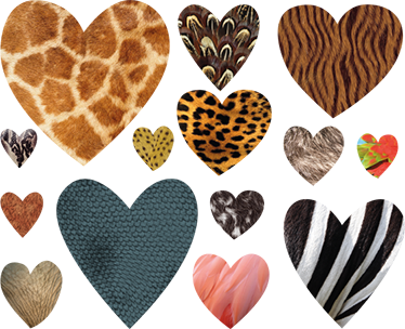 Covor vinil animal inimioare cu imprimeu animalier - TenStickers
