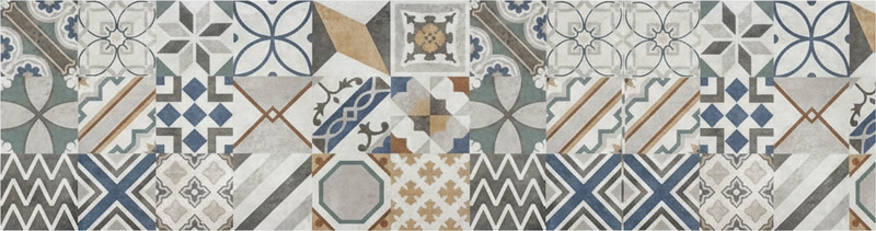 Covor de vinil pentru bucătărie patchwork geometric eclectic - TenStickers