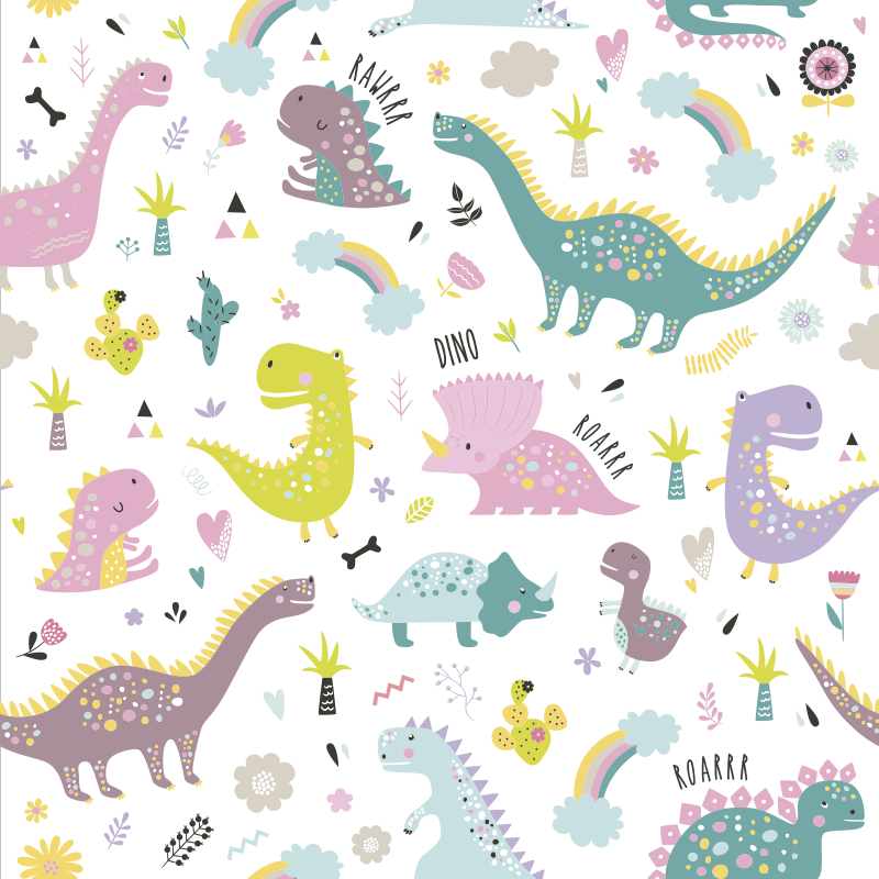Covor vinil animal dinosaur kallax - TenStickers