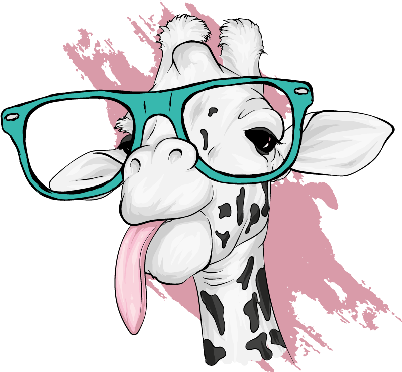 Covor vinil animal picături de girafă - TenStickers