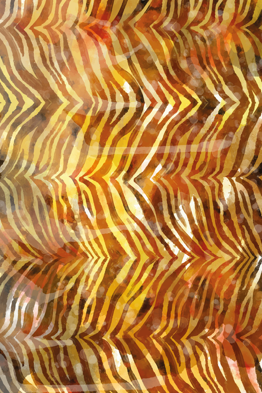 Covor vinil animal zebra textura acuarelă - TenStickers