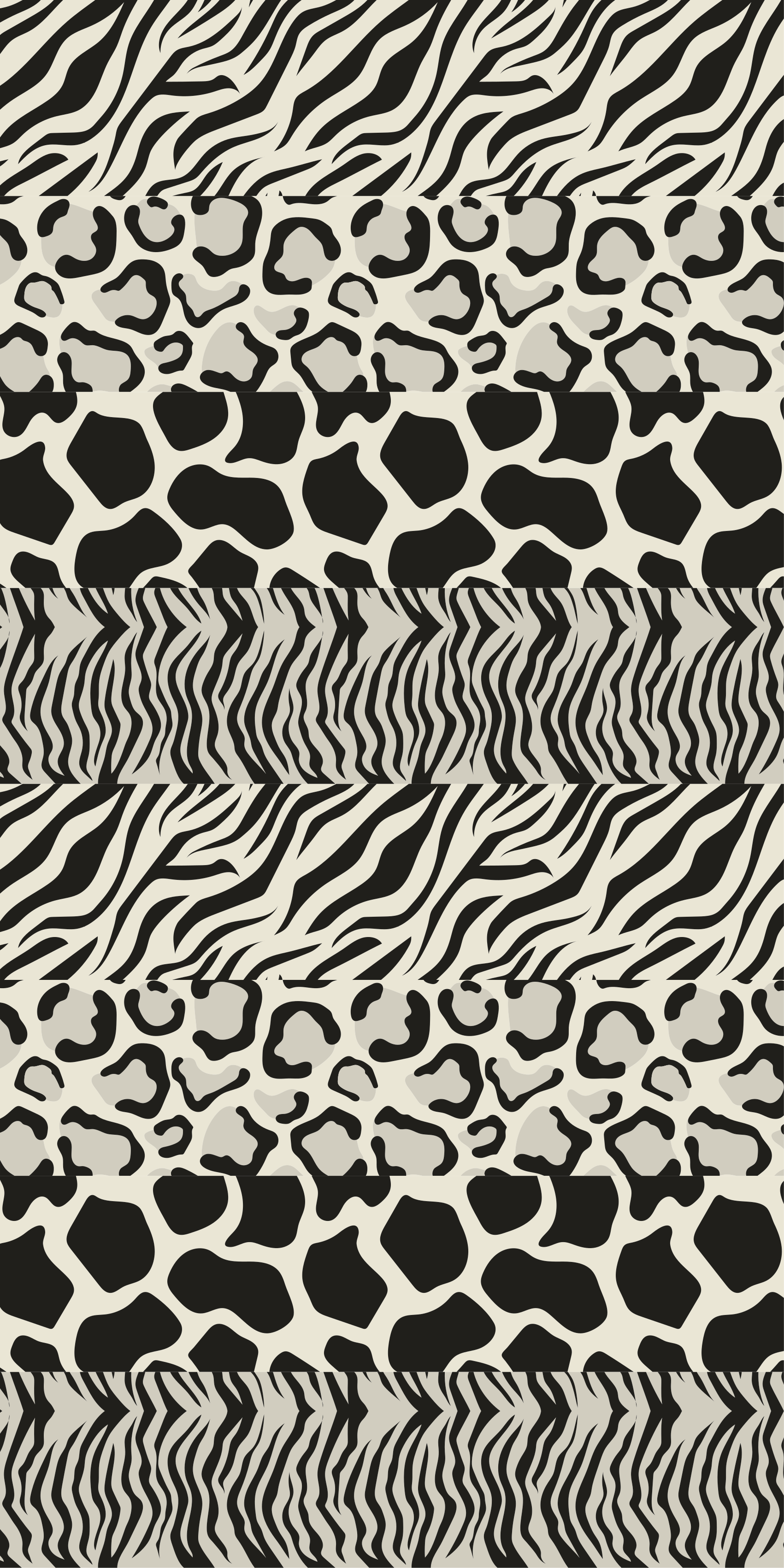 Covor vinil animal cu patru modele diferite - TenStickers