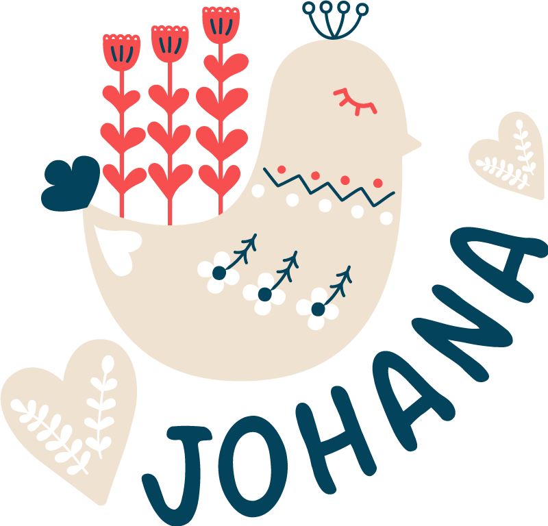 Covor vinil animal păsări nordice personalizat - TenStickers