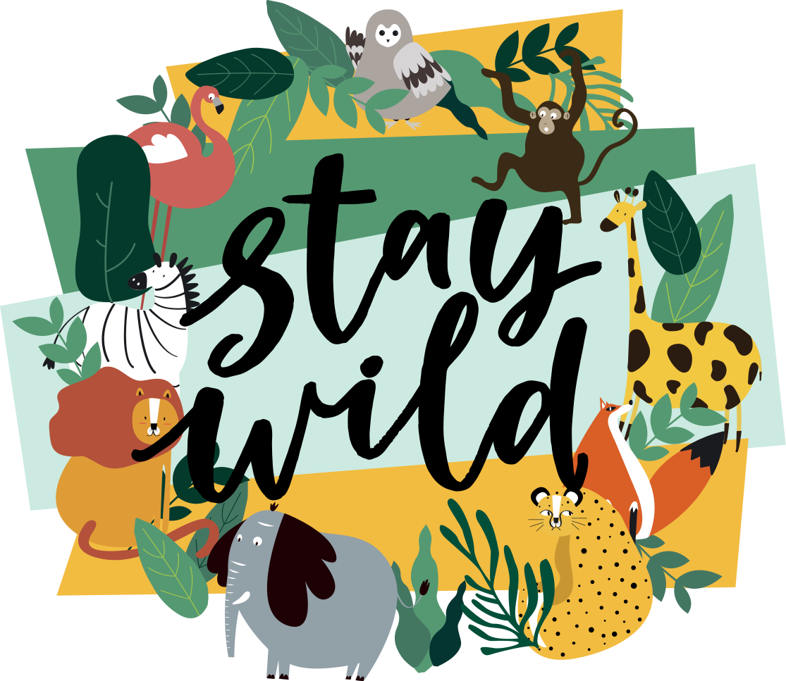 Covor vinil animal animale din junglă crown - TenStickers