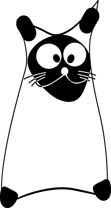 Covor vinil animal contur monocolor original - TenStickers