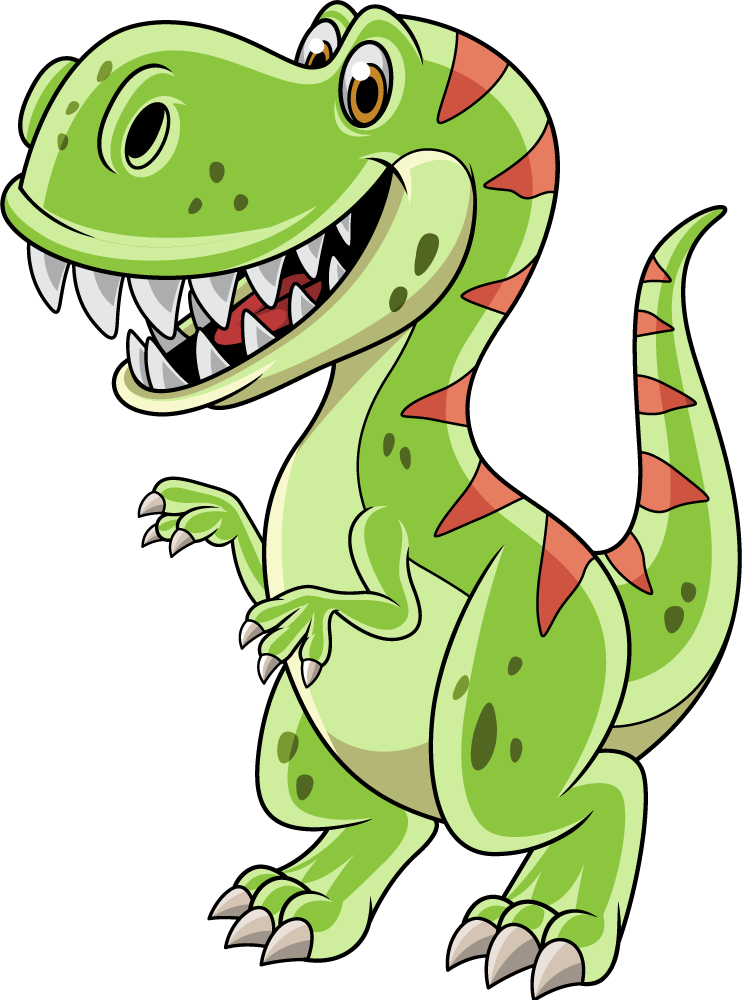 Covor vinil animal desenat tyrannosaurus rex - TenStickers
