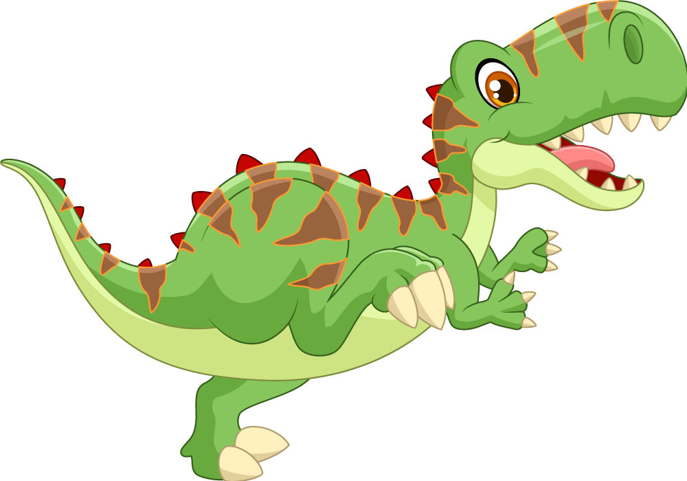 Covor vinil animal personaj dinozaur prietenos - TenStickers