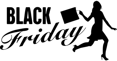 Covor din vinil de black friday pentru femei la cumpărături - TenStickers