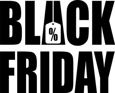 Covor din vinil de black friday fundal alb simplu - TenStickers