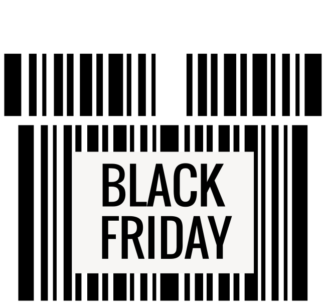Covor din vinil de black friday cod de bare - TenStickers