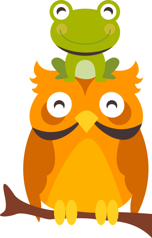 Covor vinil animal personaje animale jucăușe - TenStickers