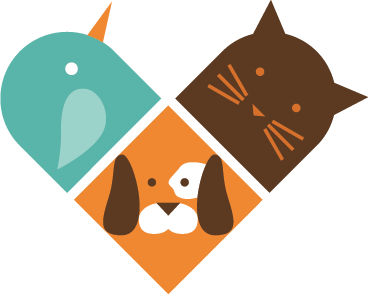 Covor vinil animal fețe colorate de animale - TenStickers