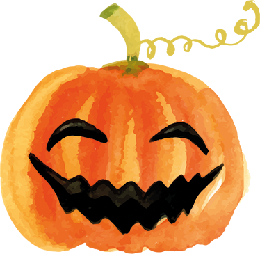 Covor de vinil halloween dovleac fericit - TenStickers