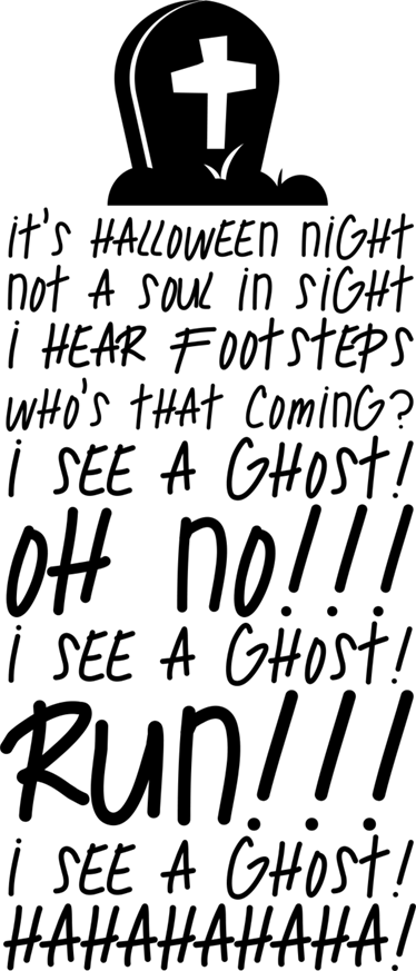 Covor de vinil halloween melodie populară - TenStickers