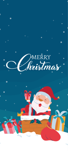 Covor vinil crăciun pentru o sărbătoare veselă - TenStickers