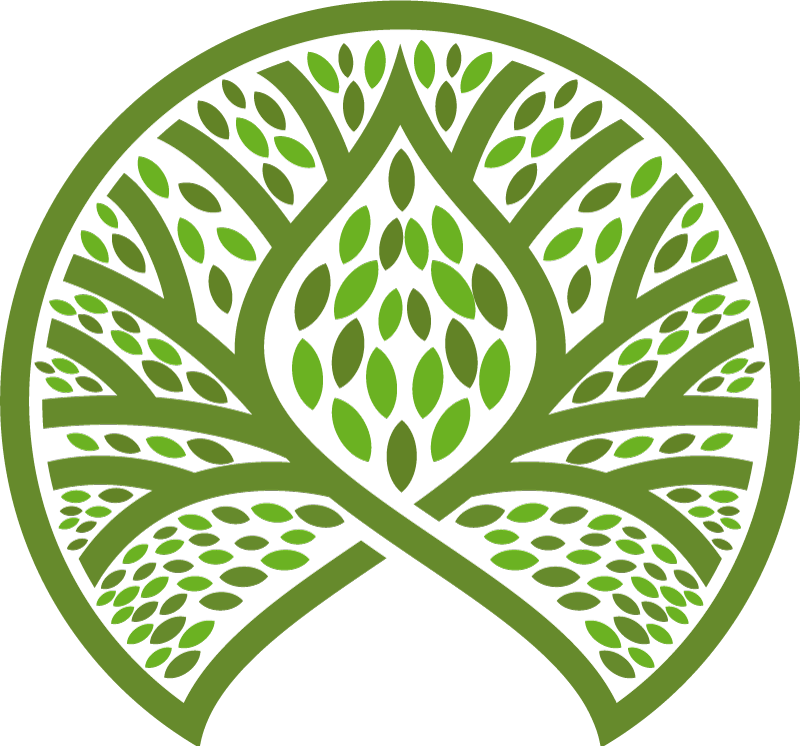Covor vinil flori și plante emblema naturii verzi - TenStickers