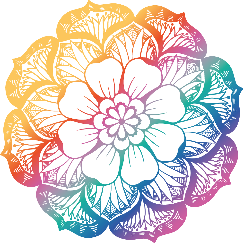 Covor vinil flori și plante componentă botanică vibrantă - TenStickers