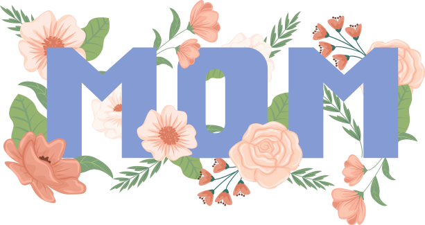 Covor vinil flori și plante ilustrație florală de 8 martie - TenStickers