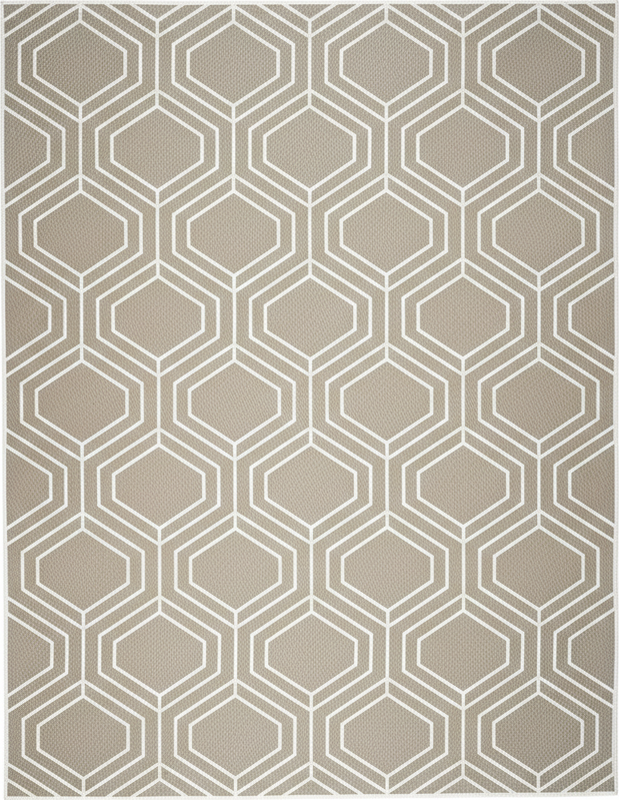 Covor de vinil geometric cu model țesut în fagure - TenStickers