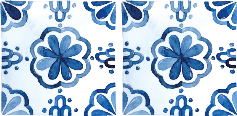 Covor de vinil pentru sala de mese cu motive florale - TenStickers