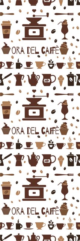 Covor de vinil pentru bucătărie moment de cafea - TenStickers
