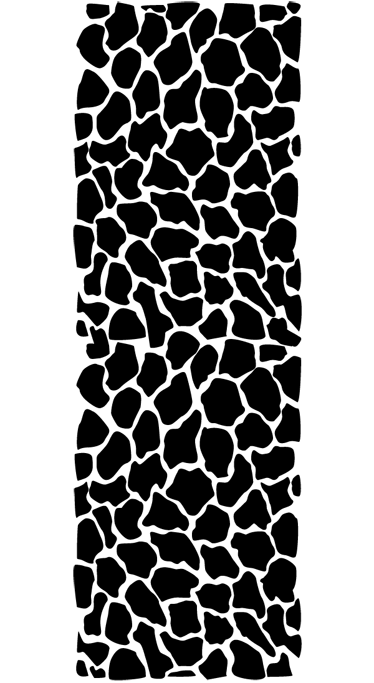 Covor de vinil pentru baie cu imprimeu de girafă - TenStickers