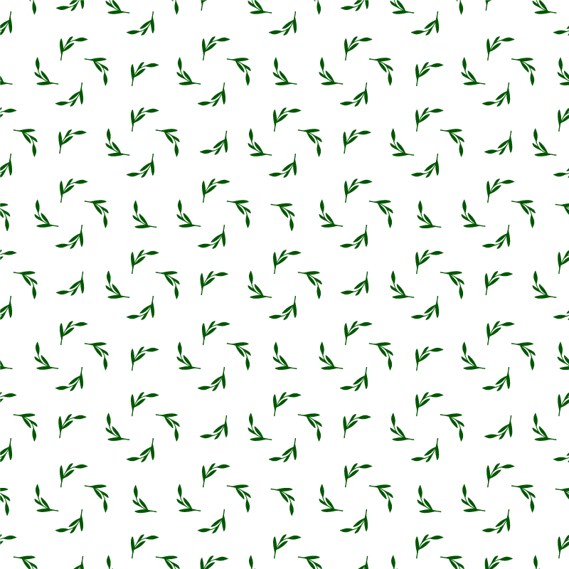 Covor vinil flori și plante ilustrație frunze botanice - TenStickers