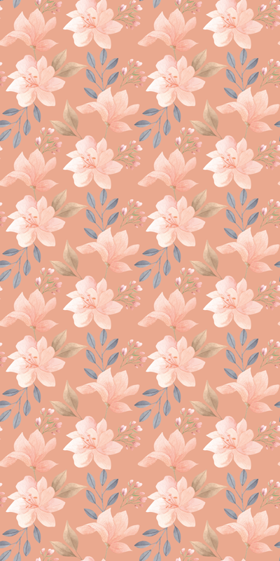 Covor vinil dormitor cu model floral înflorit - TenStickers