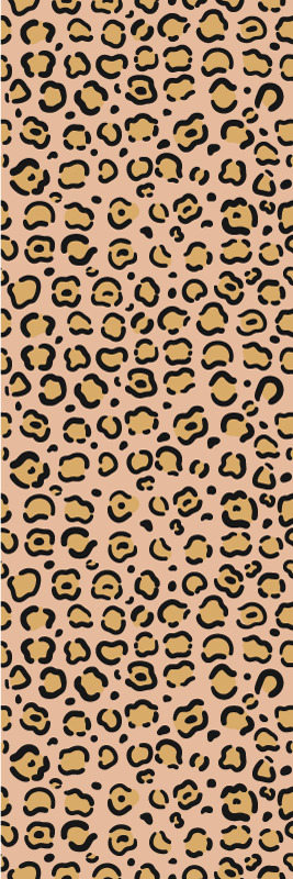 Covor vinil print animalier leopard pastelpictat - TenStickers