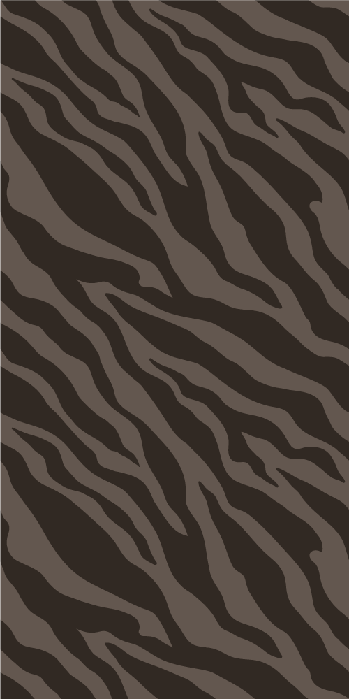 Covor vinil print animalier model zebra închis - TenStickers