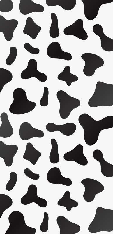Covor vinil print animalier imprimeu vacă - TenStickers